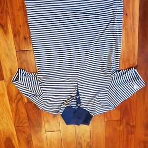 Adidas Striped Golf Polo